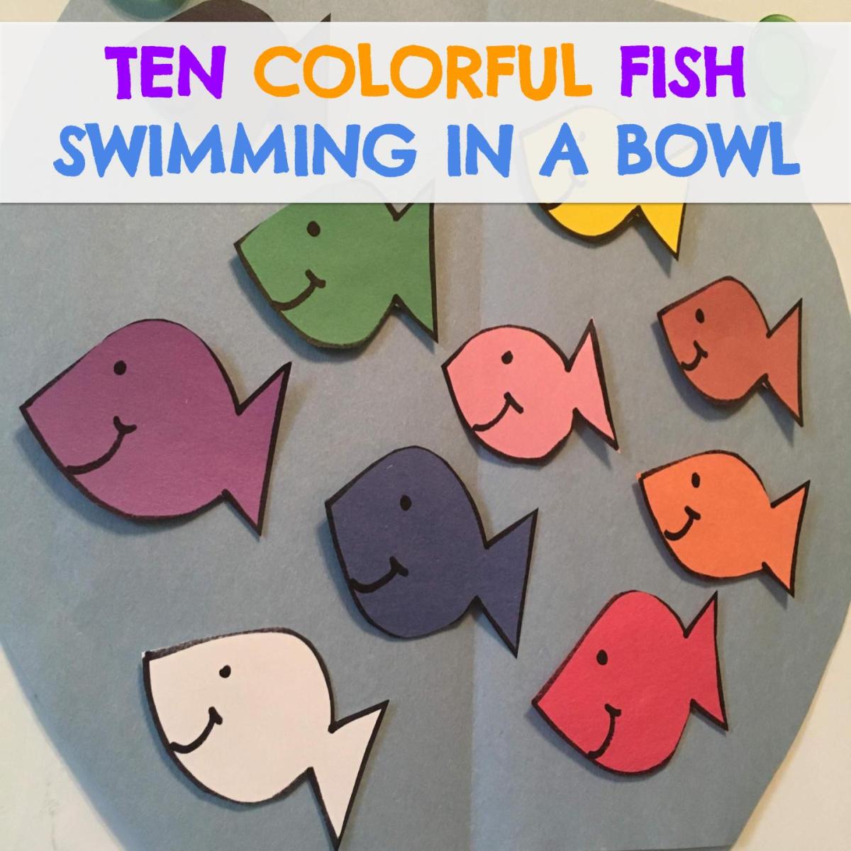 Ten Colorful Fish Song