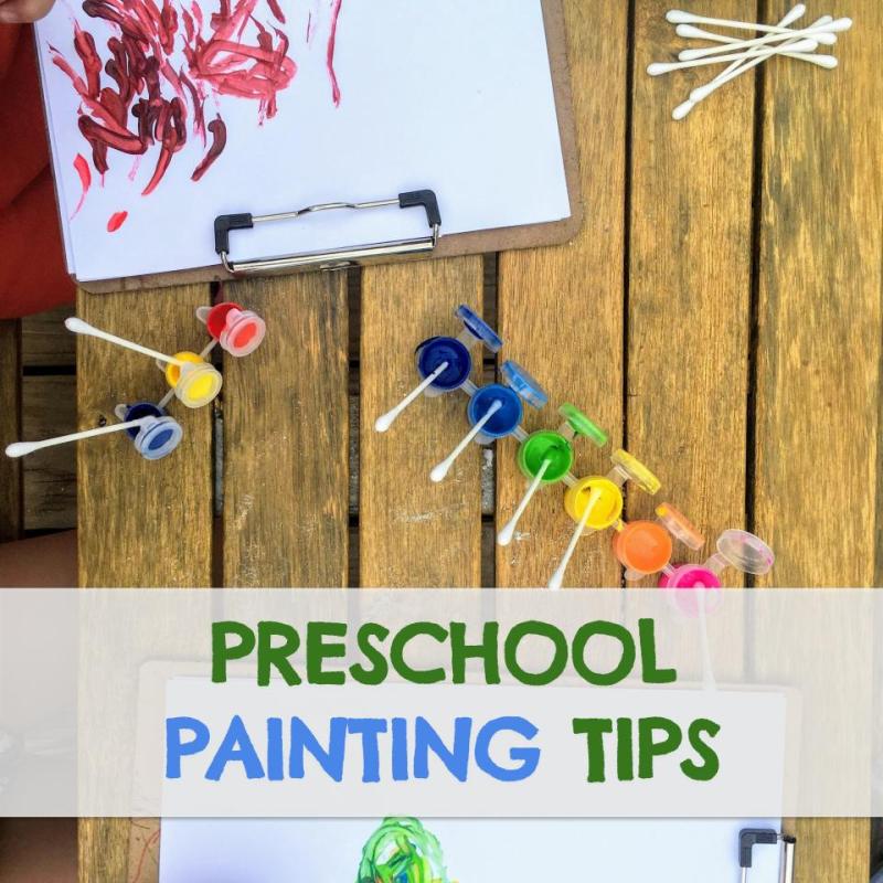 Preschool Painting Tips