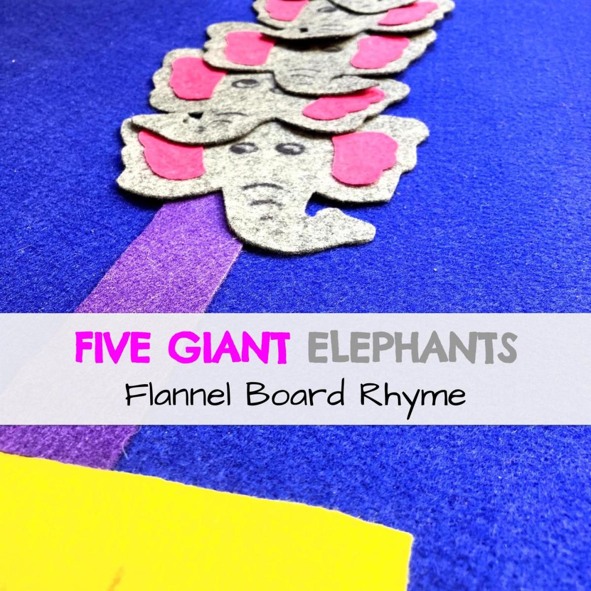 Five Giant Elephants